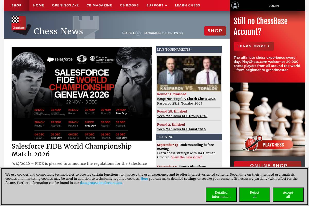 6. ChessBase / Fritz: Best for Serious Database and Engine Analysis