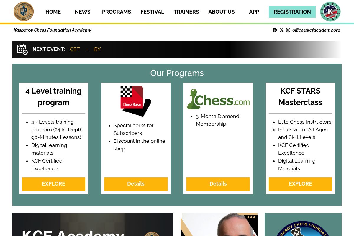 9. KCF Academy: Best for Kasparov-Branded Semester Programs