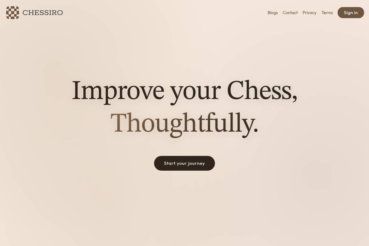 9. Chessiro — Best for Mistake-Based Puzzle Generation