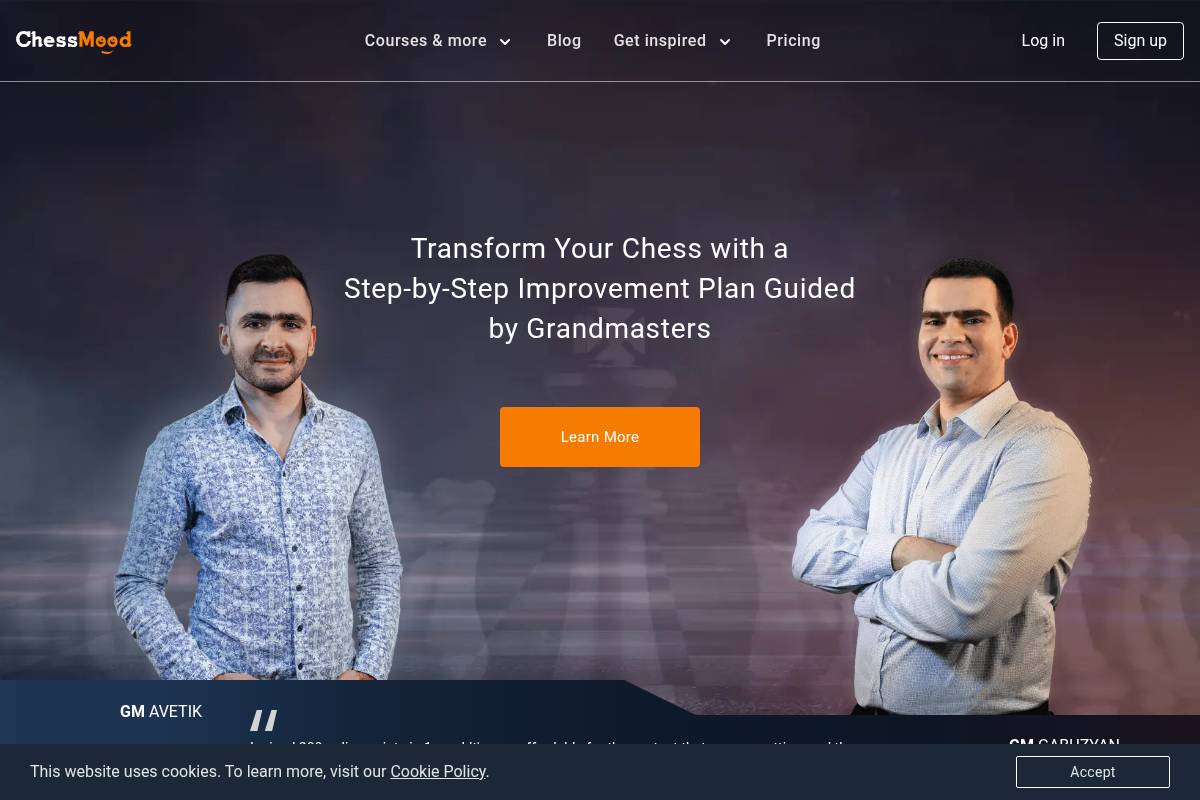 8. ChessMood — Best for Grandmaster-Led Courses