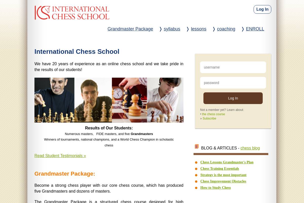 International Chess School