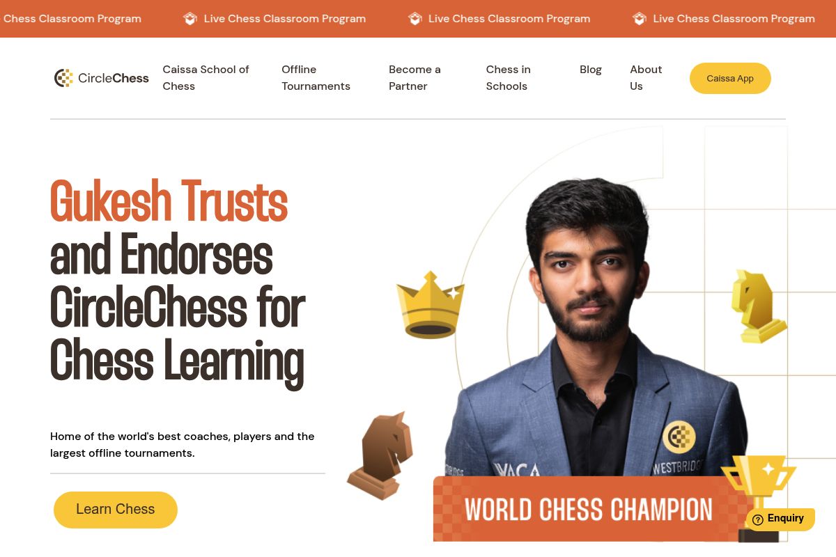 1. CircleChess — Best for World Champion-Coached, Holistic Chess Education