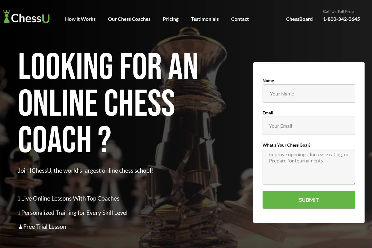 5. iChessU — Best for Live Grandmaster Instruction