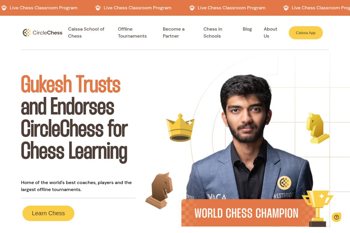 1. CircleChess — Best for World-Class Live Chess Coaching with AI-Powered Learning