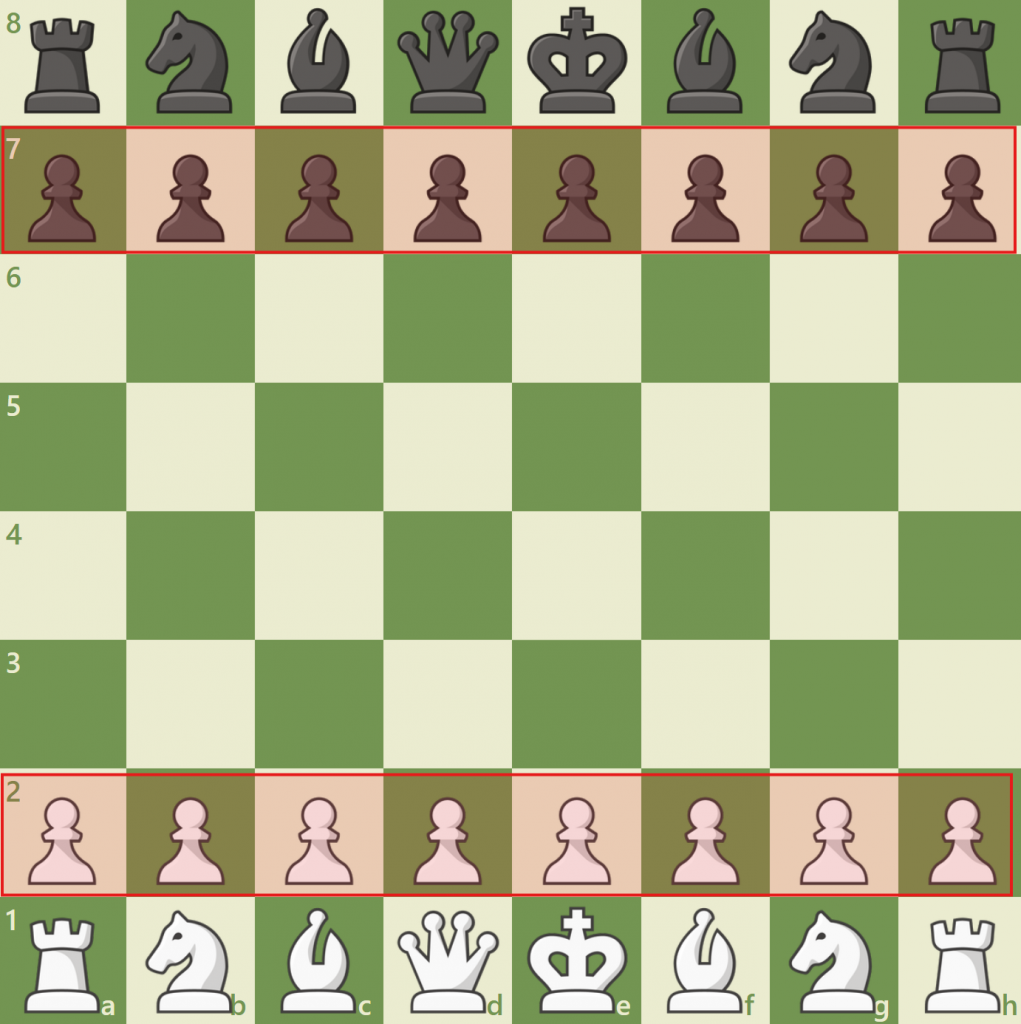 number of pawn chess pieces