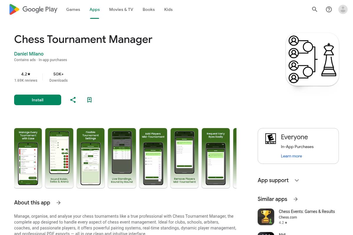 10. Chess Tournament Manager — Best for Mobile-First Tournament Management
