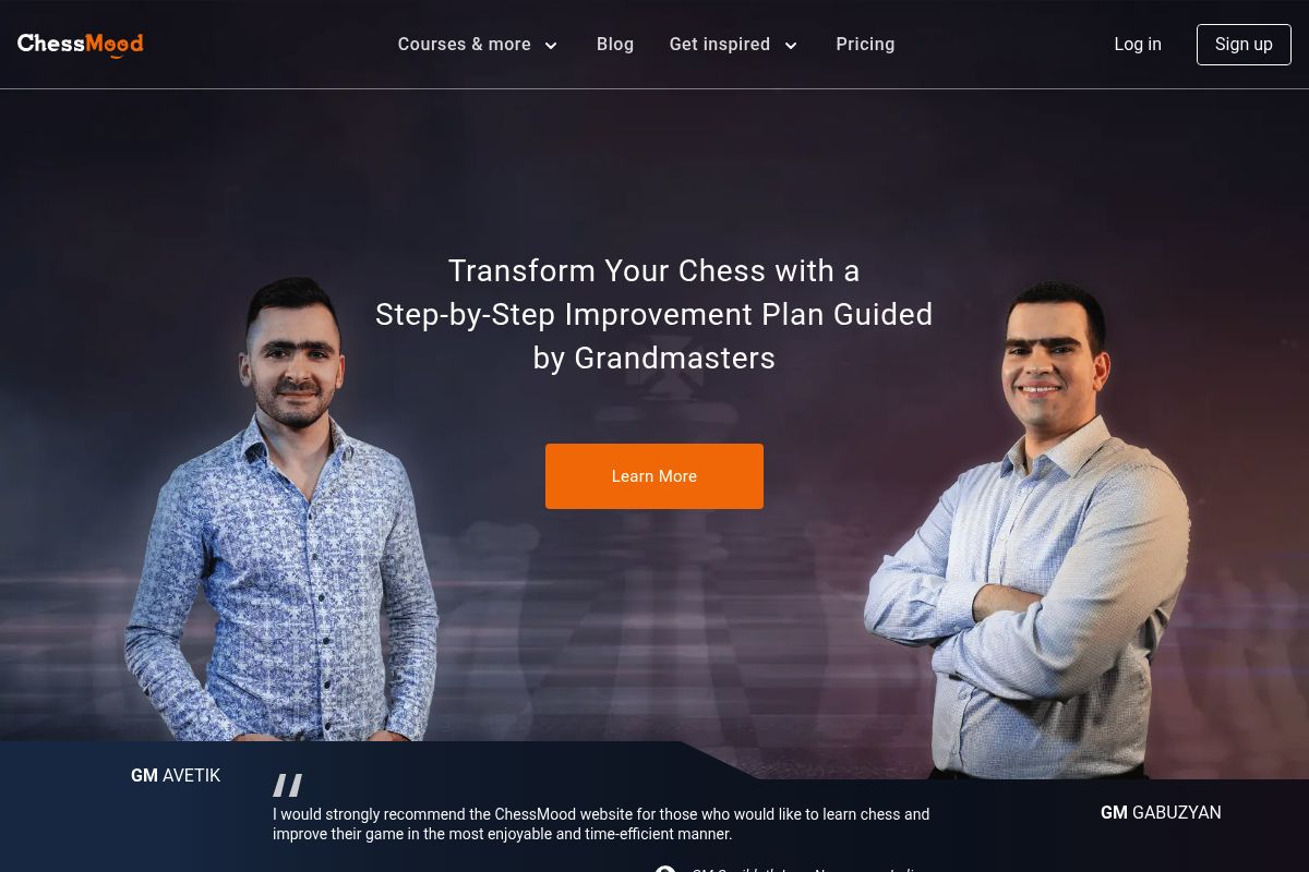 5. ChessMood — Best for Grandmaster-Led Structured Courses