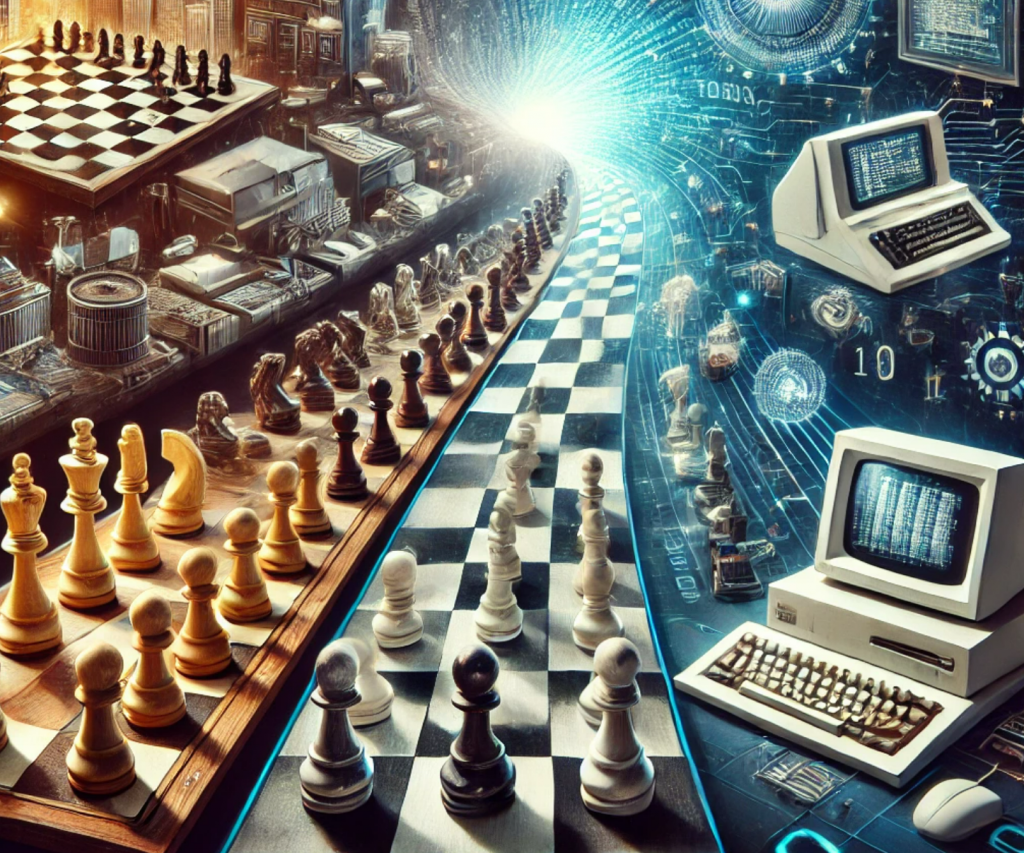 evolution of the history of chess with computers